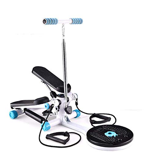 HSART Stepper para Hacer Ejercicio de gluteos y Cardio Stepper Lateral con Barra Stepper Cardio Fitness Aire Stepper Escalador Aptitud Máquinas De Step Silencioso,Drawstring and Carpet