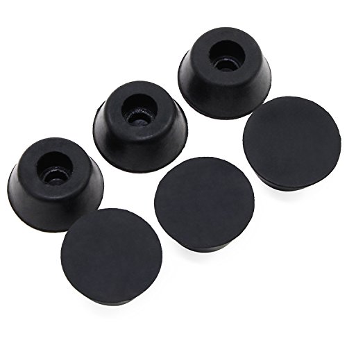 HSeaMall 50PCS Armario redondo negro caucho caso mesa silla pata de la pierna pie pies antideslizante almohadillas circulares 17 x22x 10 mm 50 unids (17 x22x 10mm) HSeaMall 50PCS Armario redondo negro caucho caso mesa silla pata de la pierna pie pies antideslizante almohadillas circulares 17 x22x 10 mm 50 unids (17 x22x 10mm)
