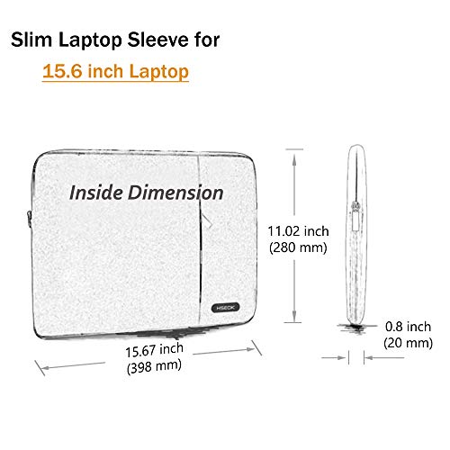 Hseok Funda Blanda Maletín Impermeable para Ordenador Portátil, Estilo Elegante Bolsa Protectora, Ideal por 15,6 Pulgadas DELL/Ausu/Acer/HP/Toshiba/Lenovo, Rosa