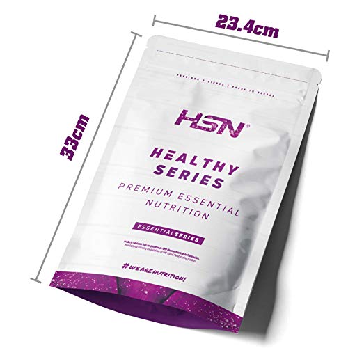 HSN Proteína de Guisante Aislada Vegan Protein | Pea Protein Isolate | Edulcorada con Estevia | Vegano, Sin Lactosa, Sin Gluten, Sin Azúcar, Sin Soja, En Polvo, Sabor Vainilla, 500 gr