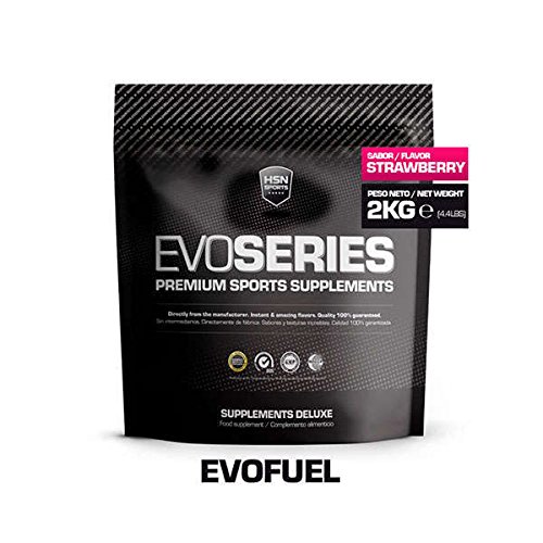 HSN Sports EvoFuel Suplemento Deportivo Post Entreno Sabor Fresa - 2000 gr