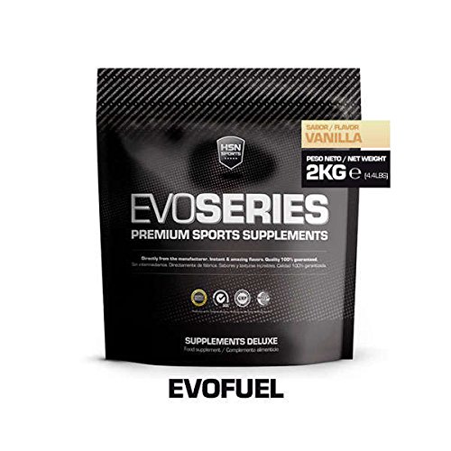 HSN Sports EvoFuel Suplemento Deportivo Post Entreno Sabor Vainilla - 2000 gr