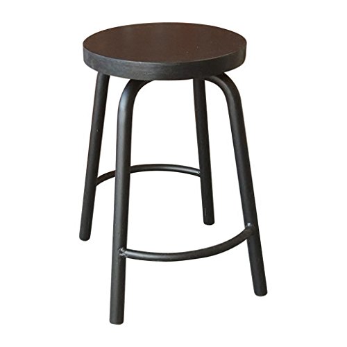 HTDZDX Banco apilable del Restaurante de la Tienda de té del Adulto de la Madera sólida del Hierro labrado 28 * 28 * 45CM HTDZDX Banco apilable del Restaurante de la Tienda de té del Adulto de la Madera sólida del Hierro labrado 28 * 28 * 45CM