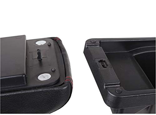 HTSM Coche Apoyabrazos para CX-3 Cuadro De Reposabrazos Versión Cx3 Mazda2 SKYACTIV De Mazda 2 Mazda Demio Reposabrazos Caja De Doble Capa con Interfaz 3usb Consolas Almacenamiento