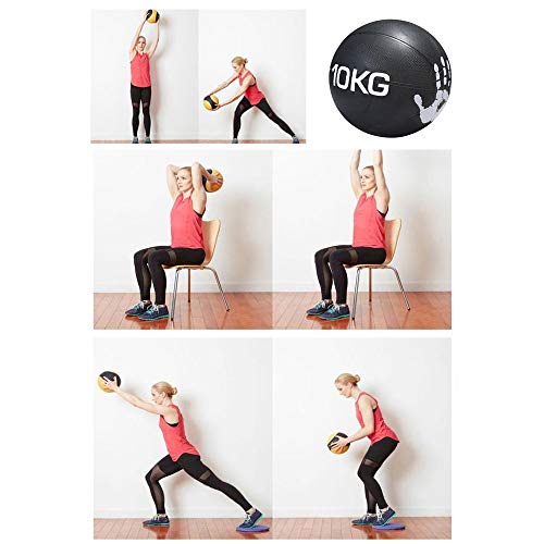 HUA Pelota Medicinal Bola De Medicina Casera De La Aptitud, Pelota De Goma, Bola De Gravedad De Entrenamiento De Fuerza Muscular Antideslizante Y Caída, 1kg, 2kg, 3kg, 4kg, 5kg, 6kg, 7kg, 8kg, 9kg, 10 HUA Pelota Medicinal Bola De Medicina Casera De La Aptitud, Pelota De Goma, Bola De Gravedad De Entrenamiento De Fuerza Muscular Antideslizante Y Caída, 1kg, 2kg, 3kg, 4kg, 5kg, 6kg, 7kg, 8kg, 9kg, 10