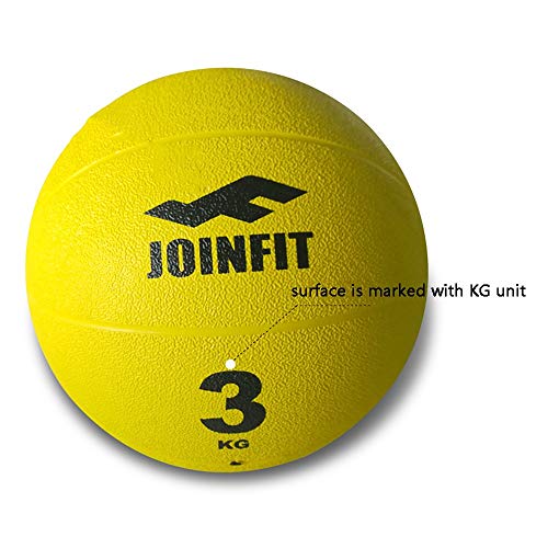 HUA Pelota Medicinal Bola De Medicina Casera De La Aptitud, Pelota De Goma Elástica Alta, Balón De Gravedad Resistente Al Desgaste Y Duradero Para Entrenamiento De Fuerza, Para Hombre Y Mujer, 7 Pesas