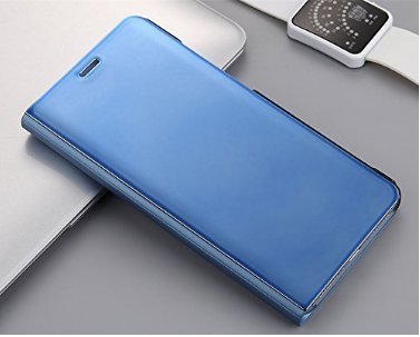 Huabo UK Xiaomi Mi8 Funda - PU Leather con TPU Silicona Case Desmontable Ultra-Delgado Anti-Arañazos Xiaomi Mi8 Funda Protectora -360 °Complete Package Protection - Cielo-Azul