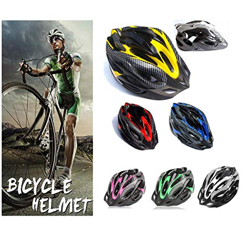 Huai1988 Casco de Ciclismo para Adultos, para Hombres Mujeres Casco con Negra Visera de Bicicleta Mate Ajustable para Adultos Protección de Monopatín Casco de Seguridad Protección de Montaña Unisex