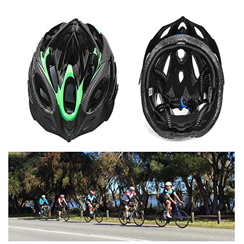 Huai1988 Casco de Ciclismo para Adultos, para Hombres Mujeres Casco con Negra Visera de Bicicleta Mate Ajustable para Adultos Protección de Monopatín Casco de Seguridad Protección de Montaña Unisex