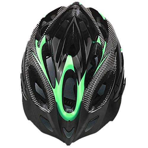 Huai1988 Casco de Ciclismo para Adultos, para Hombres Mujeres Casco con Negra Visera de Bicicleta Mate Ajustable para Adultos Protección de Monopatín Casco de Seguridad Protección de Montaña Unisex