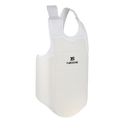 Huairdum Protector de Senos, niño Adulto Unisex Cómodo de Usar Taekwondo Transpirable Karate Chest Guard Chaleco Boxeo Karate Protector de Senos Accesorio(XL)