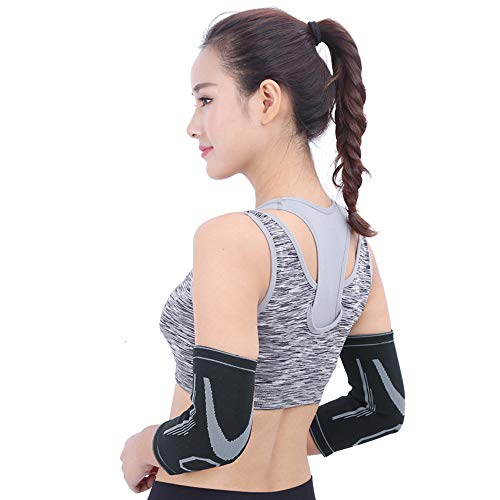 Hually Coderas Deportiva de Soporte y Epicondilitis 1 Par Mangas para Brazos de Compresión, Soporte para Codo de Tenista, para Hombre Mujer Izquierdo Derecho Favor Verifica Tu Talla M/L/XL Hually Coderas Deportiva de Soporte y Epicondilitis 1 Par Mangas para Brazos de Compresión, Soporte para Codo de Tenista, para Hombre Mujer Izquierdo Derecho Favor Verifica Tu Talla M/L/XL