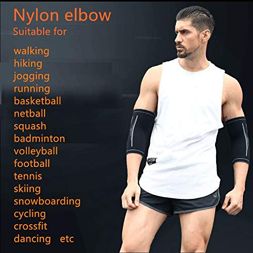 Hually Coderas Deportiva de Soporte y Epicondilitis 1 Par Mangas para Brazos de Compresión, Soporte para Codo de Tenista, para Hombre Mujer Izquierdo Derecho Favor Verifica Tu Talla M/L/XL Hually Coderas Deportiva de Soporte y Epicondilitis 1 Par Mangas para Brazos de Compresión, Soporte para Codo de Tenista, para Hombre Mujer Izquierdo Derecho Favor Verifica Tu Talla M/L/XL