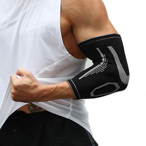 Hually Coderas Deportiva de Soporte y Epicondilitis 1 Par Mangas para Brazos de Compresión, Soporte para Codo de Tenista, para Hombre Mujer Izquierdo Derecho Favor Verifica Tu Talla M/L/XL Hually Coderas Deportiva de Soporte y Epicondilitis 1 Par Mangas para Brazos de Compresión, Soporte para Codo de Tenista, para Hombre Mujer Izquierdo Derecho Favor Verifica Tu Talla M/L/XL