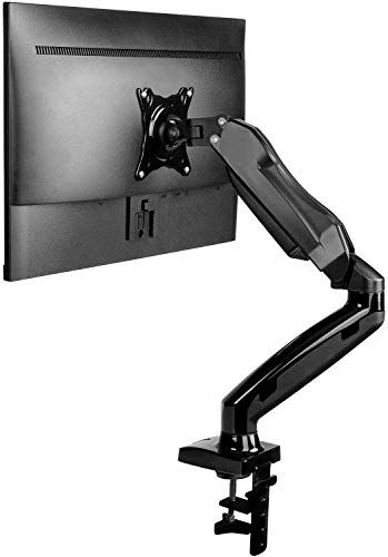 HUANUO Brazo Singular de Monitor Pantallas LCD LED de 13-27 ’’, Brazo de Resorte de Gas Giratorio de 360°, 2 Métodos de Montaje Opcionales, Soporte VESA 75-100 mm y Peso 2-6.5 kg HUANUO Brazo Singular de Monitor Pantallas LCD LED de 13-27 ’’, Brazo de Resorte de Gas Giratorio de 360°, 2 Métodos de Montaje Opcionales, Soporte VESA 75-100 mm y Peso 2-6.5 kg