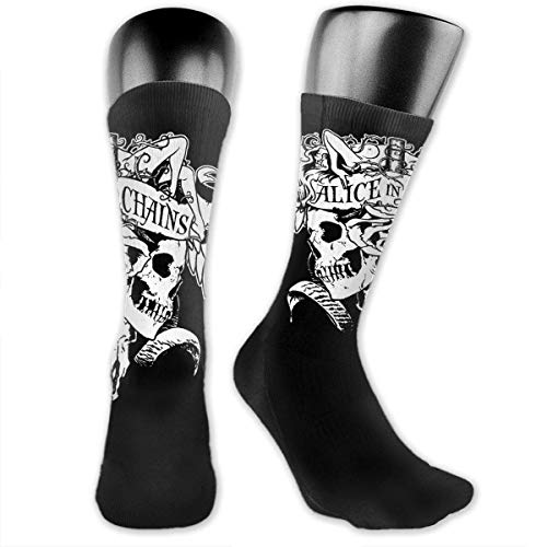 huatongxin Alice In Chains Moda Deporte Casual Hombres 'S y mujeres' S Calcetines baratos,transpirables,suaves y cómodos,elásticos,adecuados para todas las estaciones