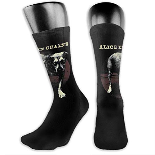 huatongxin Alice In Chains Moda Deporte Casual Hombres 'S y mujeres' S Calcetines baratos,transpirables,suaves y cómodos,elásticos,adecuados para todas las estaciones