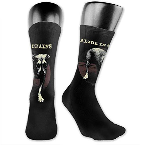 huatongxin Alice In Chains Moda Deporte Casual Hombres 'S y mujeres' S Calcetines baratos,transpirables,suaves y cómodos,elásticos,adecuados para todas las estaciones