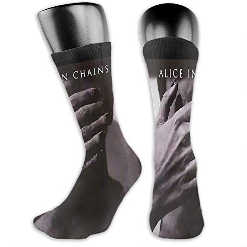 huatongxin Alice In Chains Moda Deporte Casual Hombres 'S y mujeres' S Calcetines baratos,transpirables,suaves y cómodos,elásticos,adecuados para todas las estaciones