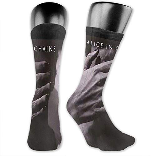 huatongxin Alice In Chains Moda Deporte Casual Hombres 'S y mujeres' S Calcetines baratos,transpirables,suaves y cómodos,elásticos,adecuados para todas las estaciones