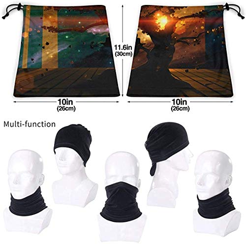 huatongxin Equilibrium Balaclava Bufanda Transpirable Microfibra Cuello Calentador para Unisex