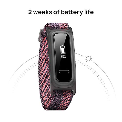 Huawei Band 4e - Pulsera de actividad de elegante diseño con modo Basket, 2 semanas de batería, resistencia al agua 5ATM, sensor de movimiento de 6 ejes, indicador de calorías, Sakura Coral