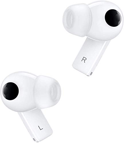 HUAWEI FreeBuds Pro Blanco - Auriculares inalámbricos Bluetooth con cancelación Inteligente de Ruido, Sistema de 3 micrófonos, Carga inalámbrica rápida, Pequeño HUAWEI FreeBuds Pro Blanco - Auriculares inalámbricos Bluetooth con cancelación Inteligente de Ruido, Sistema de 3 micrófonos, Carga inalámbrica rápida, Pequeño
