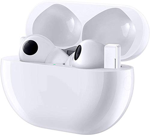 HUAWEI FreeBuds Pro Blanco - Auriculares inalámbricos Bluetooth con cancelación Inteligente de Ruido, Sistema de 3 micrófonos, Carga inalámbrica rápida, Pequeño HUAWEI FreeBuds Pro Blanco - Auriculares inalámbricos Bluetooth con cancelación Inteligente de Ruido, Sistema de 3 micrófonos, Carga inalámbrica rápida, Pequeño