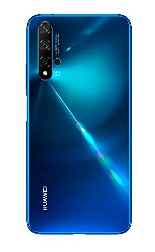 Huawei Nova 5T, Smartphone (6GB de RAM, 128GB de Memoria Interna, 5 Cámaras IA, FullView Display, Sensor de Huella Lateral, 3750 mAh) Dual-SIM, Infrared USB, Android, 6.26", Azul