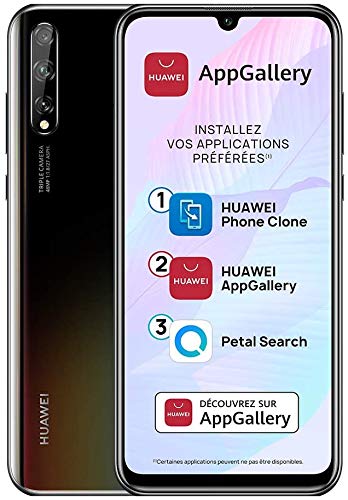HUAWEI P Smart S - Smartphone con Pantalla OLED de 6.3" (4GB DE RAM + 128GB de ROM, Cámara Triple AI de 48MP, Lente Ultra Gran Angular, Huella Digital en Pantalla, 4000 mAh) Color Negro