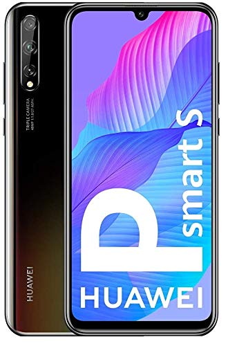 HUAWEI P Smart S - Smartphone con Pantalla OLED de 6.3" (4GB DE RAM + 128GB de ROM, Cámara Triple AI de 48MP, Lente Ultra Gran Angular, Huella Digital en Pantalla, 4000 mAh) Color Negro