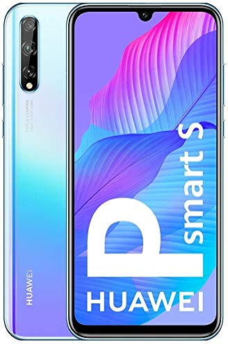 HUAWEI P Smart S - Smartphone con Pantalla OLED de 6.3" (4GB de RAM + 128GB de ROM, Cámara Triple IA de 48MP, Lente Ultra Gran Angular, Huella Digital en Pantalla, 4000 mAh) Color Azul