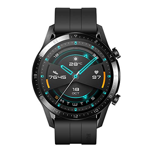 Huawei Watch GT2 Sport - Smartwatch con Caja de 46 Mm (Hasta 2 Semanas de Batería, Pantalla Táctil Amoled de 1.39", GPS, 15 Modos Deportivos, Llamadas Bluetooth), Negro Mate Huawei Watch GT2 Sport - Smartwatch con Caja de 46 Mm (Hasta 2 Semanas de Batería, Pantalla Táctil Amoled de 1.39", GPS, 15 Modos Deportivos, Llamadas Bluetooth), Negro Mate