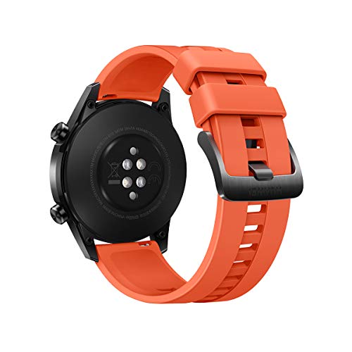 Huawei Watch GT2 Sport - Smartwatch con Caja de 46 Mm (Hasta 2 Semanas de Batería, Pantalla Táctil Amoled de 1.39", GPS, 15 Modos Deportivos, Llamadas Bluetooth), naranja