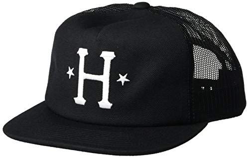 HUF Gorra Classic H Trucker de Beisbol (Talla única - Negro)