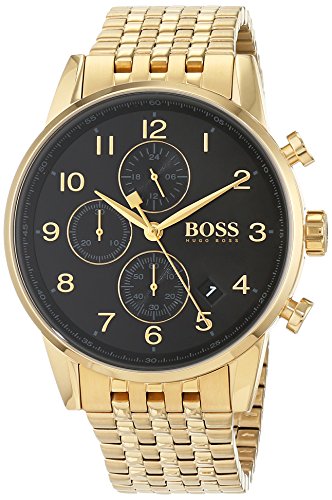 Hugo BOSS Reloj Cronógrafo para Hombre de Cuarzo con Correa en Acero Inoxidable 1513531