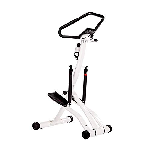 HUHAA Máquina De Step Swing Stepper con Manillar and Pantalla Multifuncional,de Aeróbic Y Fitness Stepper Fitness Profesional Carga Máxima 120kg