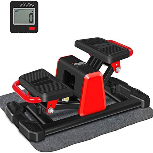 HUHAA Máquinas De Step, Escaladora para Piernas, con Pantalla Multifuncional De Aeróbic Y Fitness, para Usuarios Principiantes Y Avanzados HUHAA Máquinas De Step, Escaladora para Piernas, con Pantalla Multifuncional De Aeróbic Y Fitness, para Usuarios Principiantes Y Avanzados