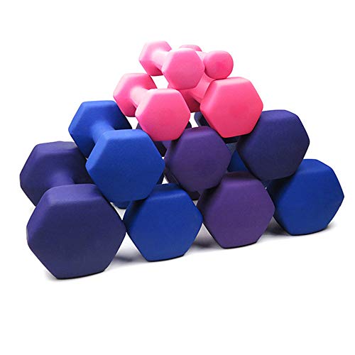 HUI JIN Peso de la mancuerna forma hexagonal y superficie antideslizante para evitar que las mancuernas rueden cuando se dejan en una superficie plana, 0,5 kg, 1 unidad HUI JIN Peso de la mancuerna forma hexagonal y superficie antideslizante para evitar que las mancuernas rueden cuando se dejan en una superficie plana, 0,5 kg, 1 unidad