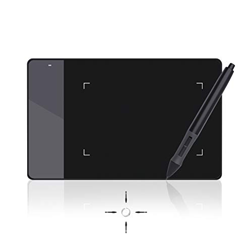 Huion 420 - Tableta Gráfica Digitalizadora, tamaño pequeño (10.1 x 5.6 cm), compatible con Windows y Mac