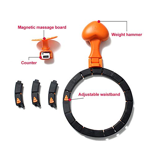 Hula Hoop Fitness neumáticos Aro de Hula Inteligente con función de conteo para pérdida de Peso y Quemar Grasa para niños y Adultos
