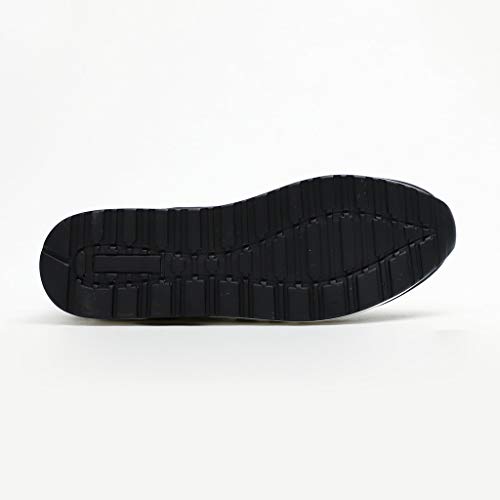 HULKY Zapatos Deportivos Plataforma Mujer, Zapatillas Brillantes Calzado con Cremallera Plano Calzado Running Andar Casual Fiesta CláSico Comodos (Negro,35) HULKY Zapatos Deportivos Plataforma Mujer, Zapatillas Brillantes Calzado con Cremallera Plano Calzado Running Andar Casual Fiesta CláSico Comodos (Negro,35)