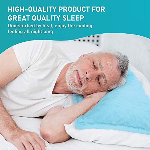 Human Creations Gel'O Refrigerante Inserto de almohada - Gel Refrigerante Colchoneta - 28cm x 55cm - Suave, inodoro, sin relleno de agua - Máximo soporte y cojín de confort - Ayuda a mejorar la calidad del sueño y el dolor de cuello Human Creations Gel'O Refrigerante Inserto de almohada - Gel Refrigerante Colchoneta - 28cm x 55cm - Suave, inodoro, sin relleno de agua - Máximo soporte y cojín de confort - Ayuda a mejorar la calidad del sueño y el dolor de cuello