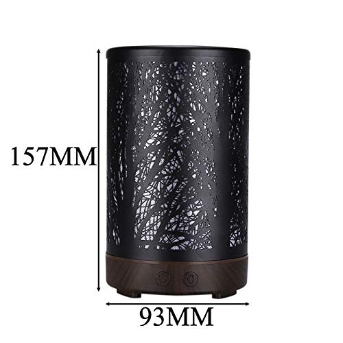 Humidificador Aceites Esenciales,Actualizado Humificador de Aromas Difusor de Aceite perfumado Nebulizador silencioso para aceites Esenciales con 7 Colores LED para Yoga Oficina,Apagado Automático Humidificador Aceites Esenciales,Actualizado Humificador de Aromas Difusor de Aceite perfumado Nebulizador silencioso para aceites Esenciales con 7 Colores LED para Yoga Oficina,Apagado Automático