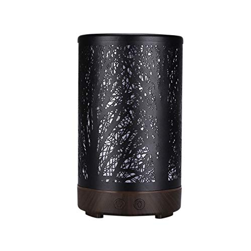 Humidificador Aceites Esenciales,Actualizado Humificador de Aromas Difusor de Aceite perfumado Nebulizador silencioso para aceites Esenciales con 7 Colores LED para Yoga Oficina,Apagado Automático Humidificador Aceites Esenciales,Actualizado Humificador de Aromas Difusor de Aceite perfumado Nebulizador silencioso para aceites Esenciales con 7 Colores LED para Yoga Oficina,Apagado Automático