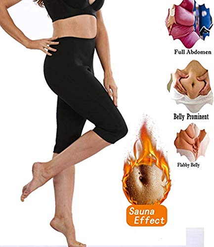 HuntDream Pantalones cortos de sauna para mujeres Pantalones cortos de sauna Hot Neoprene Body Shaper