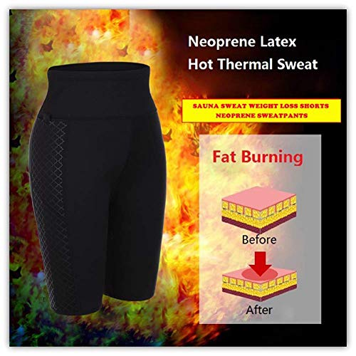HuntDream Pérdida de Peso de los Hombres Sauna Sudor Caliente Pantalones Cortos Termales Shaper Body Athletic Yoga Pantalones Gym Tummy Fat Burner Slimming HuntDream Pérdida de Peso de los Hombres Sauna Sudor Caliente Pantalones Cortos Termales Shaper Body Athletic Yoga Pantalones Gym Tummy Fat Burner Slimming