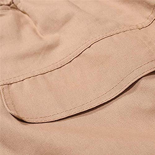 Huntrly Pantalones Deportivos para Hombre Primavera y otoño Color Puro Deportes Marea Bolsillo con Cremallera Pantalones Casuales Gimnasio al Aire Libre Entrenamiento Pantalones Deportivos M