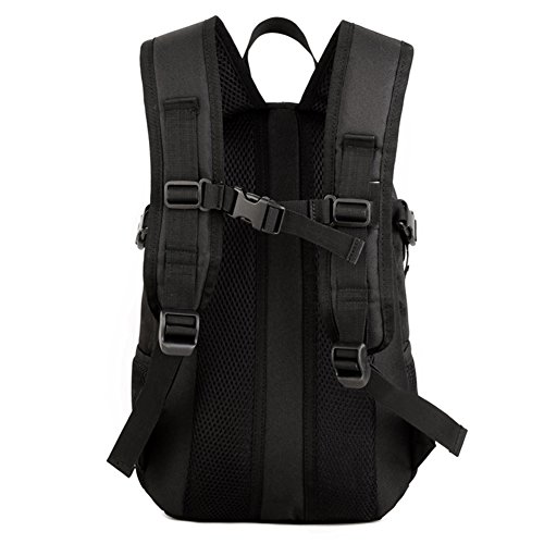 Huntvp 12L Mochila de Asalto Militar Táctical Molle Bolsa Bandolera para Senderismo Caza Camping - Color Negro Huntvp 12L Mochila de Asalto Militar Táctical Molle Bolsa Bandolera para Senderismo Caza Camping - Color Negro
