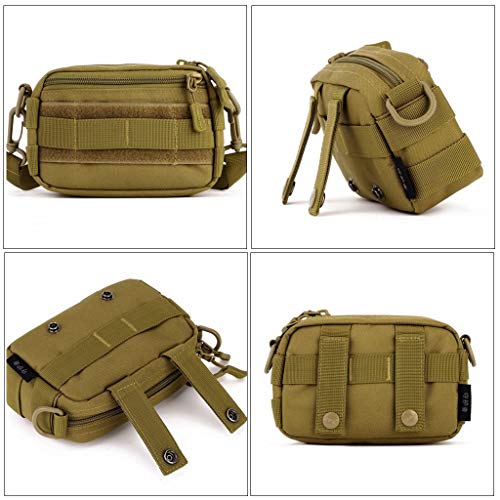 Huntvp Mini Bolsa Táctical Bolsa de Hombro Mochila de Bandolera Riñoneras Deportivos Estilo Militar Riñoneras de Múltiple Función Mochila Ejércita Impermeable, Negro Huntvp Mini Bolsa Táctical Bolsa de Hombro Mochila de Bandolera Riñoneras Deportivos Estilo Militar Riñoneras de Múltiple Función Mochila Ejércita Impermeable, Negro